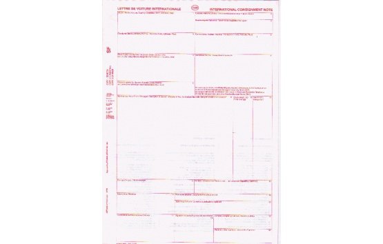 International consignment document